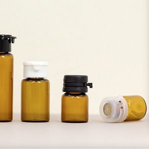 1ml Brown Peel-top Mugwort Essential Oil Bottle