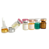 16 Small 5ml Clear Glass Vials with Aluminum Crimp Seals