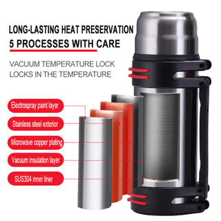 4L thermos bottle travel pot