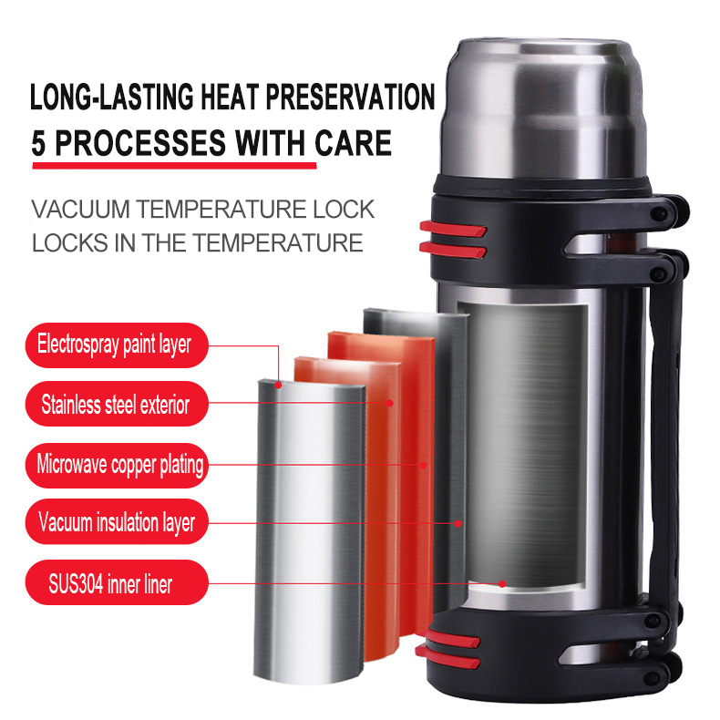 4L thermos bottle travel pot