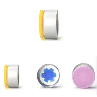 74 OB Type A Design Reduces Opening Force by 50% | Premium Aluminum-Plastic Flip Off Seals for Antibiotic Vials