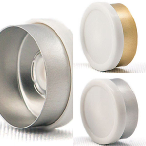 66 20mm Antibiotic Bottle Aluminum-Plastic Combination Cap ZB Type B – White Smooth Surface, Wide-Rimmed Edge & Metallic Customization for B2B Pharma